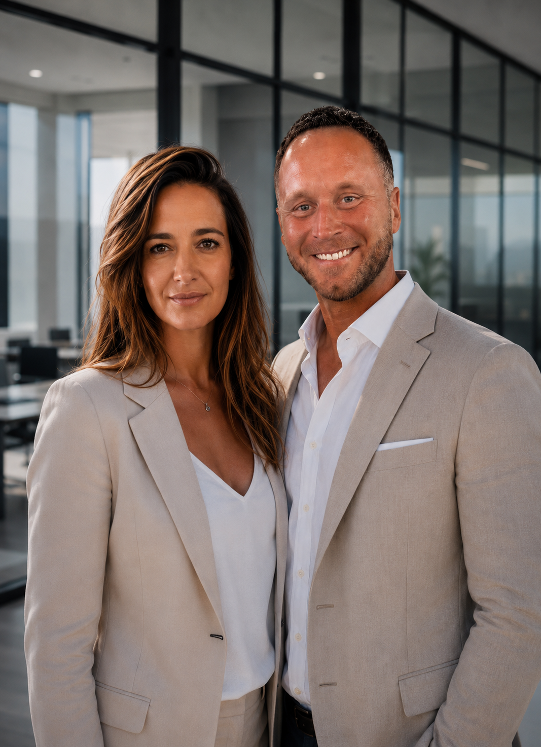 Pascal Asmus und Lara Jany, Gründer der P1 Vertriebsagentur